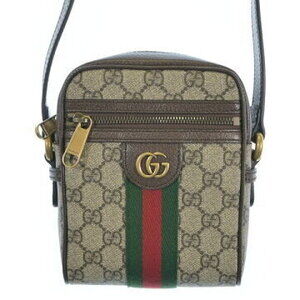 Gucci Supreme Ophidia Messenger Shoulder Bag Beige Brown